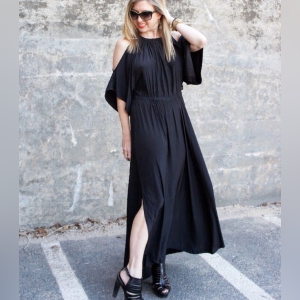 Calypso St Barth Tati Cold Shoulder Tassel Dress size Small